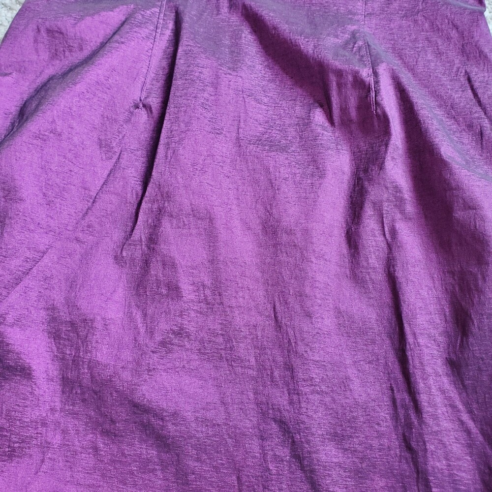 Adrianna Papell purple jeweled beaded neck special occasion dress size 8 women - Picture 5 of 11